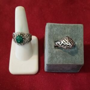 2 Sterling Rings